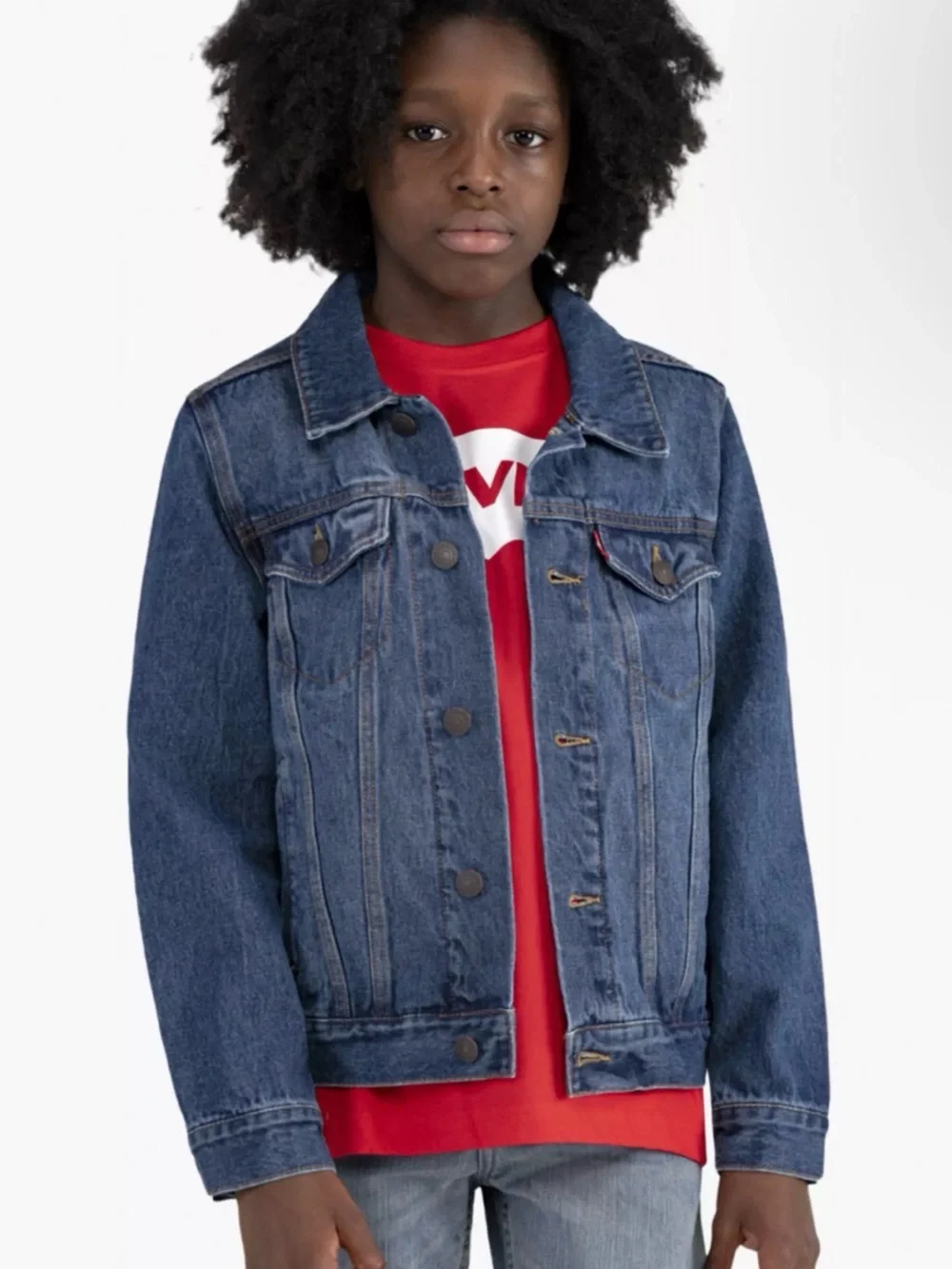 Levi's Boys Blue Denim Jean Jacket - Picture 1 of 4